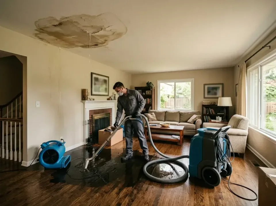 attic-pipe-burst-ceiling-drip-008 — frequently asked questions, Water Damage Restoration & Carpet Care in South Creek, WA